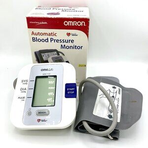 Omron HEM-712C Battery Automatic Blood Pressure Monitor W/ Cuff Fits 9-13” Arms